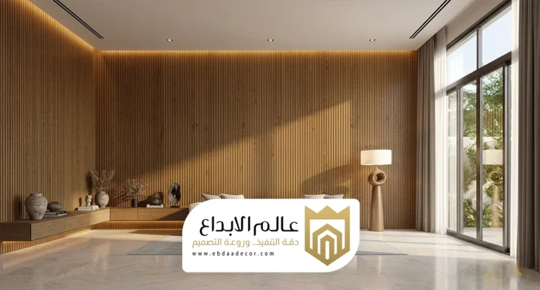تركيب بديل الخشب للجدران الاحساء