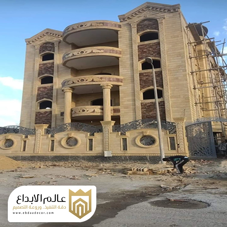 تشطيب واجهات مباني في الاحساء
