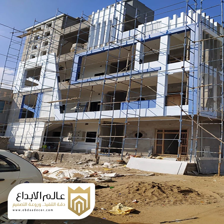 تشطيب واجهات مباني في الاحساء